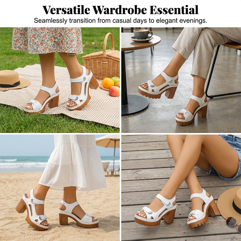 🎁2026 Nieuw binnen 50% KORTING💥Dames zomersandalen met plateau en één band