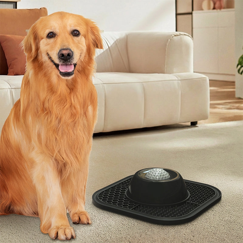 🌞Fris De Lente In Met 50% Korting!🐶2-in-1 Anti-Schrokbak & Likmat voor Honden - Bevordert Gezonde Spijsvertering - Met Sterke Zuignappen & Morsvrije Rand - Siliconen (BPA-vrij)