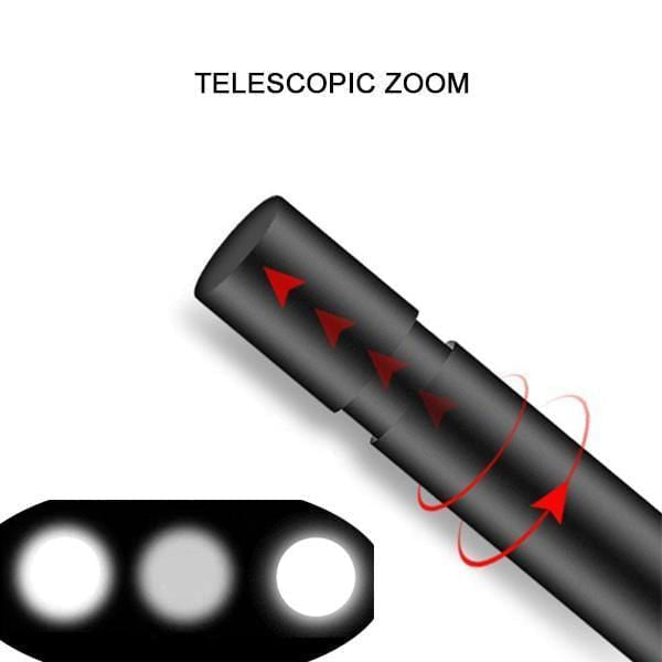 Draagbare LED-zaklamp met krachtige USB-aansluiting