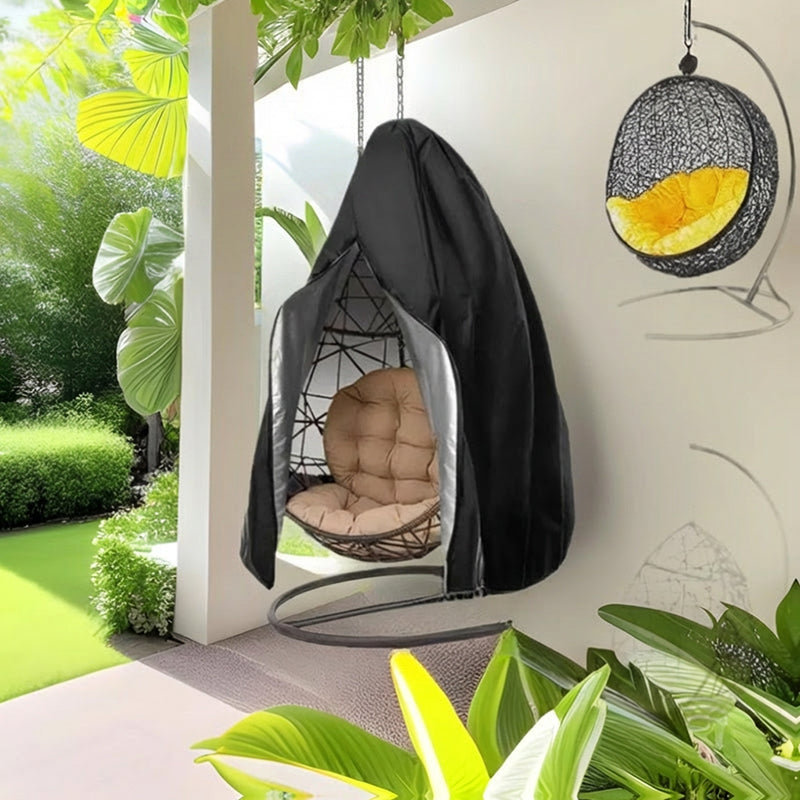 🥳UITVERKOOP 2026🥳💞MEER DAN 50.000 VERKOCHT!⏰🪑 50% KORTING! Stevige, waterdichte hoes voor hangende eivormige stoel – UV-bestendig, duurzaam Oxford-doek, met handige ritssluiting. Biedt het hele jaar door bescherming. ☀️✨