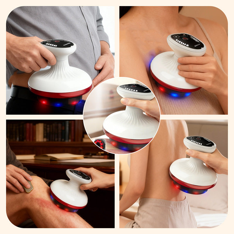 🎁2026 Nieuw binnen 50% KORTING💥 💚3-in-1 draagbaar gua sha- en cupping-massageapparaat