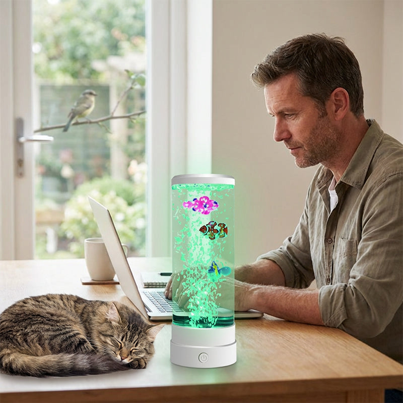 🎁2026 Nieuw binnen 50% KORTING 🎁LED-lamp voor het Bubble Fish-aquarium – Creëer een serene onderwateratmosfeer