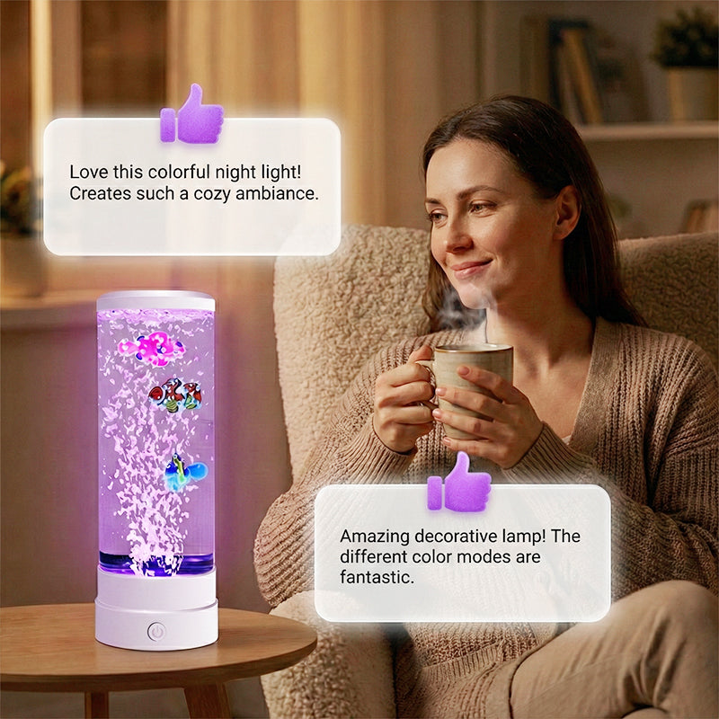 🎁2026 Nieuw binnen 50% KORTING 🎁LED-lamp voor het Bubble Fish-aquarium – Creëer een serene onderwateratmosfeer