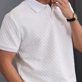 🎉 Zomeruitverkoop! Premium Jacquard Heren Shirt – Luxe, Ademend en Lichtgewicht 🌞
