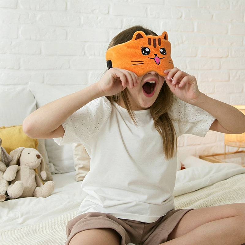 🥳HETE UITVERKOOP 2026🥳💞Meer dan 50.000 verkocht!🎧😴 50% korting! Bluetooth-hoofdband voor kinderen – 2-in-1: zachte hoofdband en slaapmasker. Perfect voor op reis of een dutje. 🧸✨