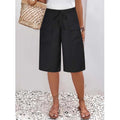 🎁2026 Nieuw binnen 50% KORTING💥Casual capri-short met trekkoord voor dames
