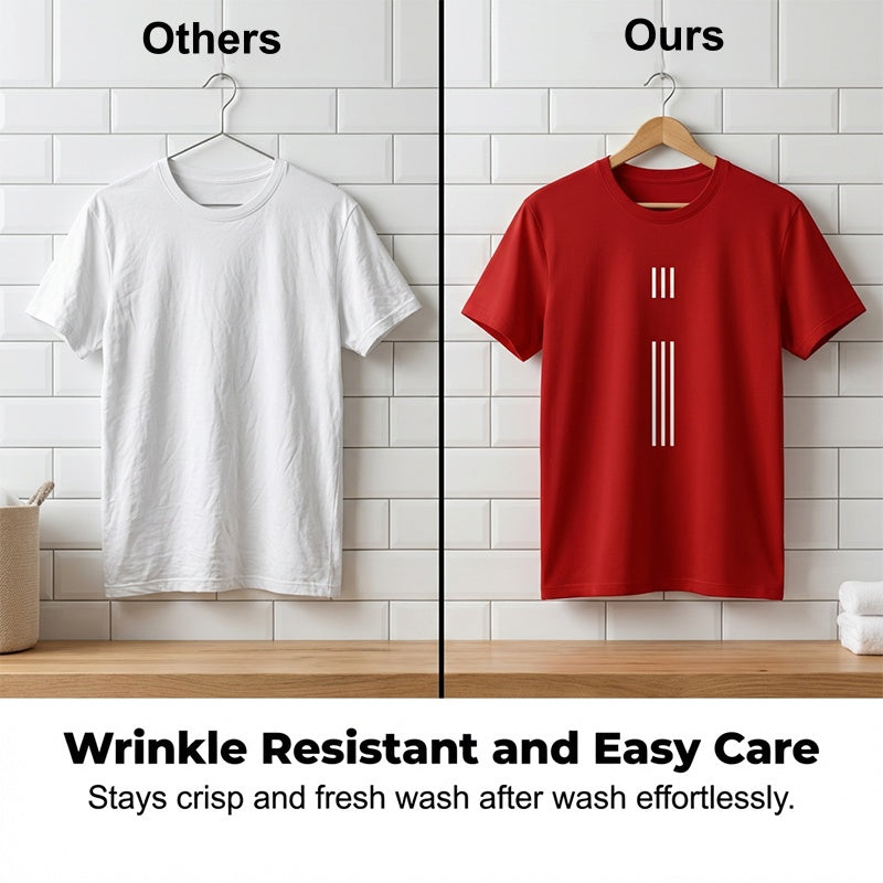 Heren T-shirt met grafische print en ronde hals