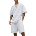 🎁2026 Nieuw binnen 50% KORTING💥Heren Losse Sportset (T-shirt + Short) | Oversized Fit | Trekkoord Taille | 8 Kleuren