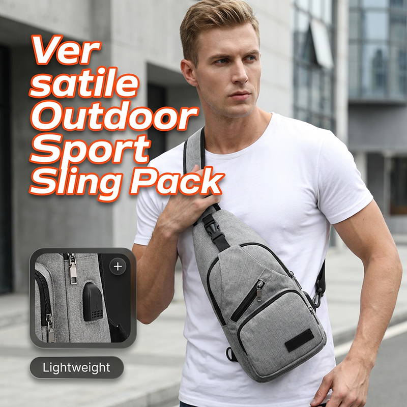 💼TOP VERKOOP 🎒Veelzijdige outdoor schoudertas dubbele draagwijze en slijtvast materiaal