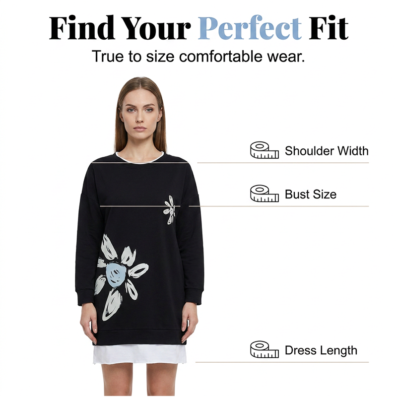 💥 Limited Edition Bloemenjurk 👗 Zachte Mixstof & Trendy Lagenlook | S-5XL ✨