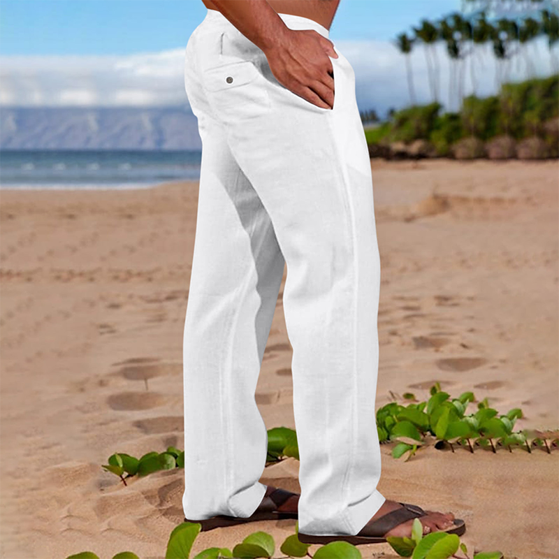 ⏰ TIJDELIJKE KORTING 👖 Heren Rechte Casual Broek Zachte Ademende Stof Maten S Tot 5XL