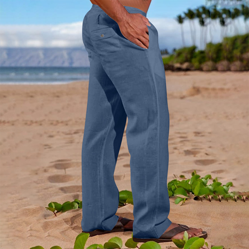 ⏰ TIJDELIJKE KORTING 👖 Heren Rechte Casual Broek Zachte Ademende Stof Maten S Tot 5XL