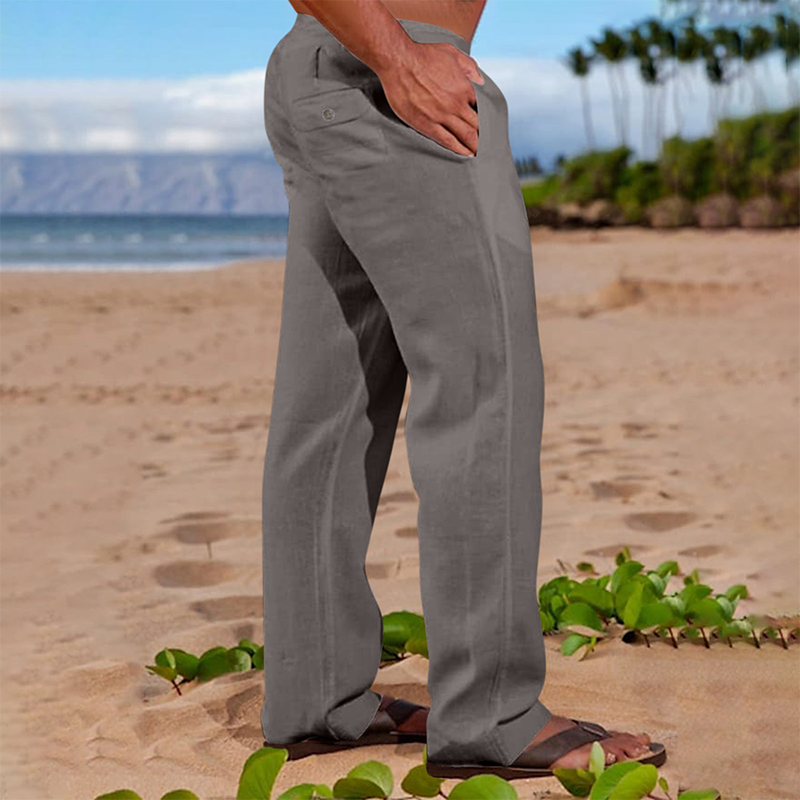 ⏰ TIJDELIJKE KORTING 👖 Heren Rechte Casual Broek Zachte Ademende Stof Maten S Tot 5XL