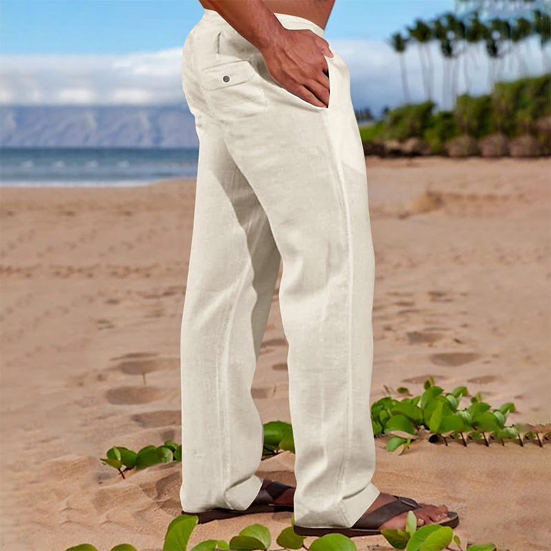 ⏰ TIJDELIJKE KORTING 👖 Heren Rechte Casual Broek Zachte Ademende Stof Maten S Tot 5XL