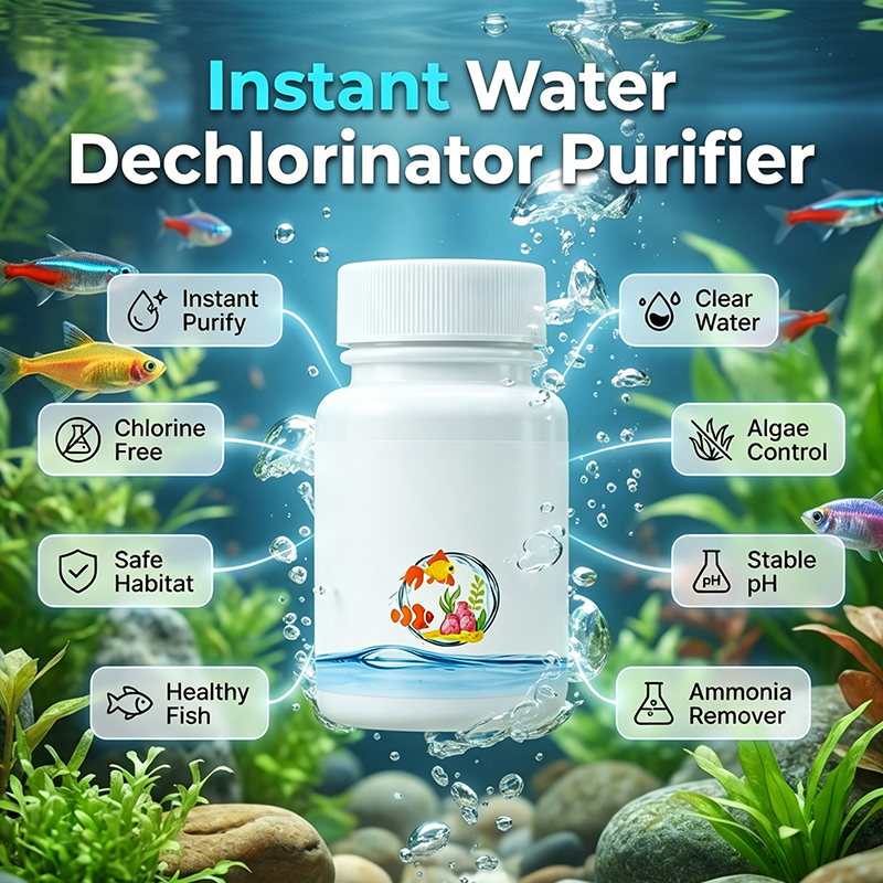 ⏰🔥50% KORTING! 🌿 Instant Water Dechlorinator – Veilige en gezonde aquaria 🐠