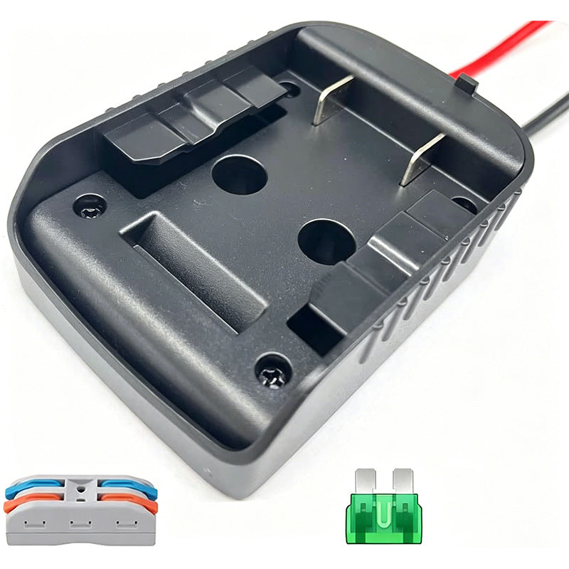 🎁2026 Nieuw binnen 50% KORTING💥Power Wheels-adapter voor DeWalt 18V/20V-accu met schakelaar en zekering