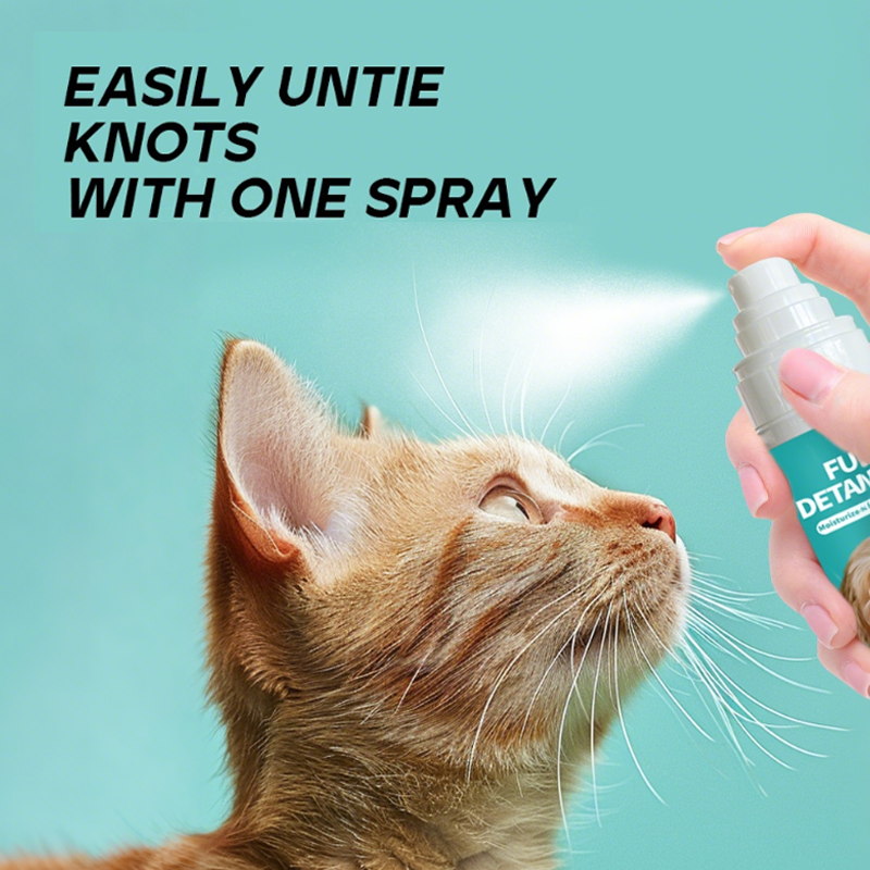 🐶🐱✨ Ontwarrende Spray voor Honden en Katten – Zachte Vachtverzorging zonder Gedoe