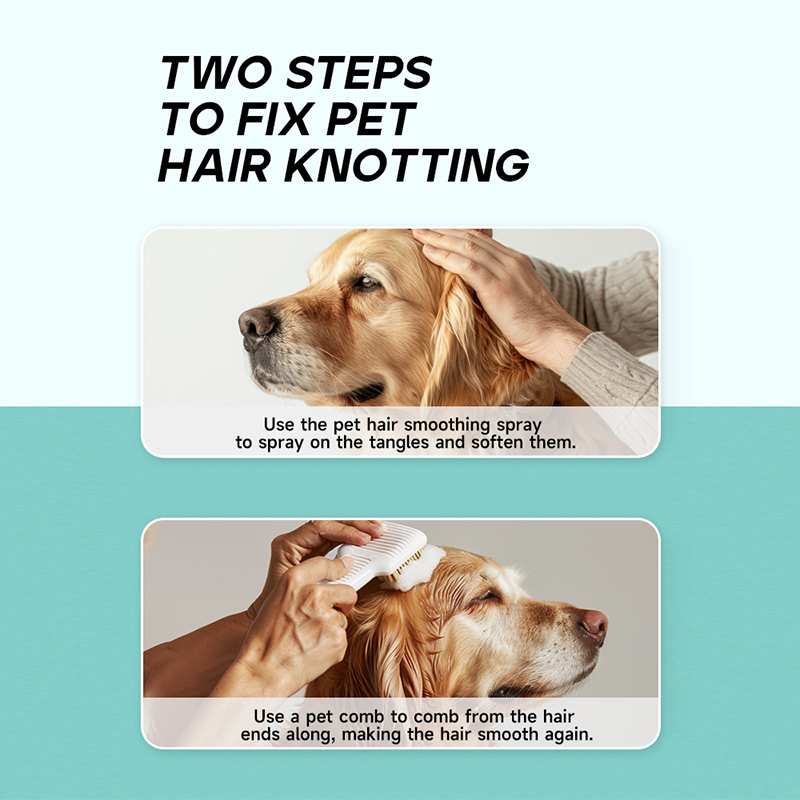 🐶🐱✨ Ontwarrende Spray voor Honden en Katten – Zachte Vachtverzorging zonder Gedoe