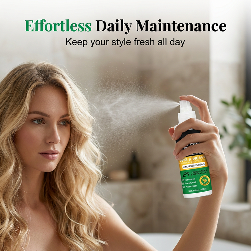 🎉【Aanbieding】✨Pruiken Melkspray 50ml | Met Tea Tree & Aloë✨