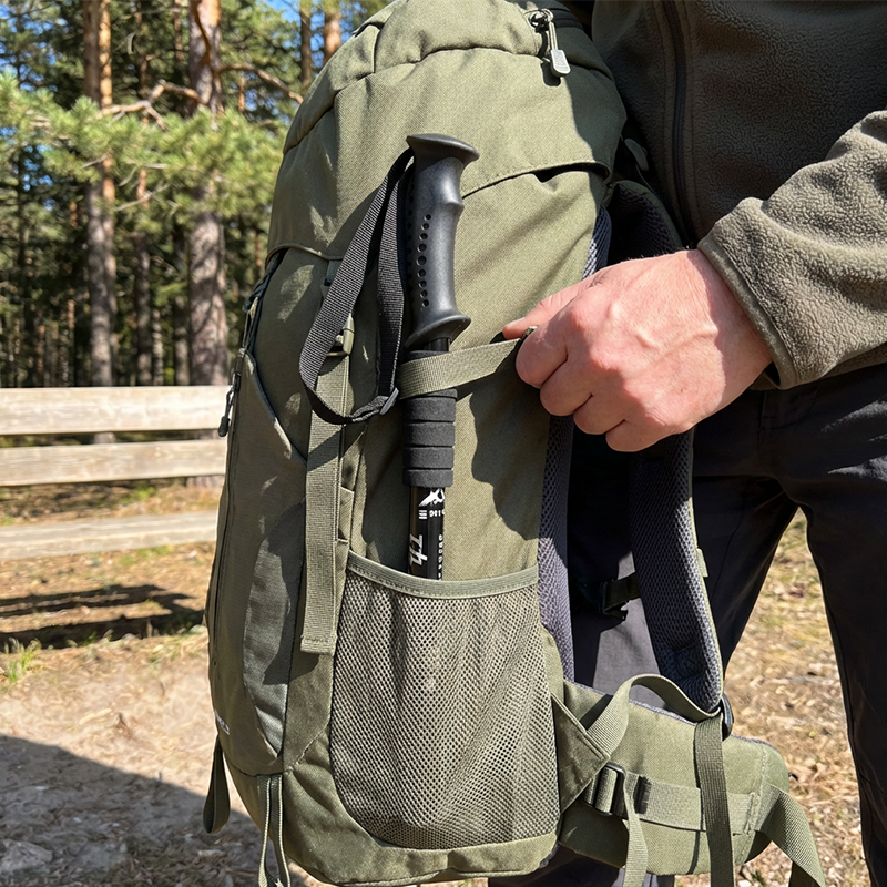💥Tijdelijke Korting! 💥🏔️🦯Telescopische Trekking Stok met Ergonomische Handgreep | Compact & Lichtgewicht💪