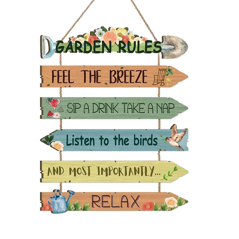 🌿 50% KORTING – Rustieke Houten Tuin Wanddecoratie – Warme Sfeer voor Huis & Tuin ✨