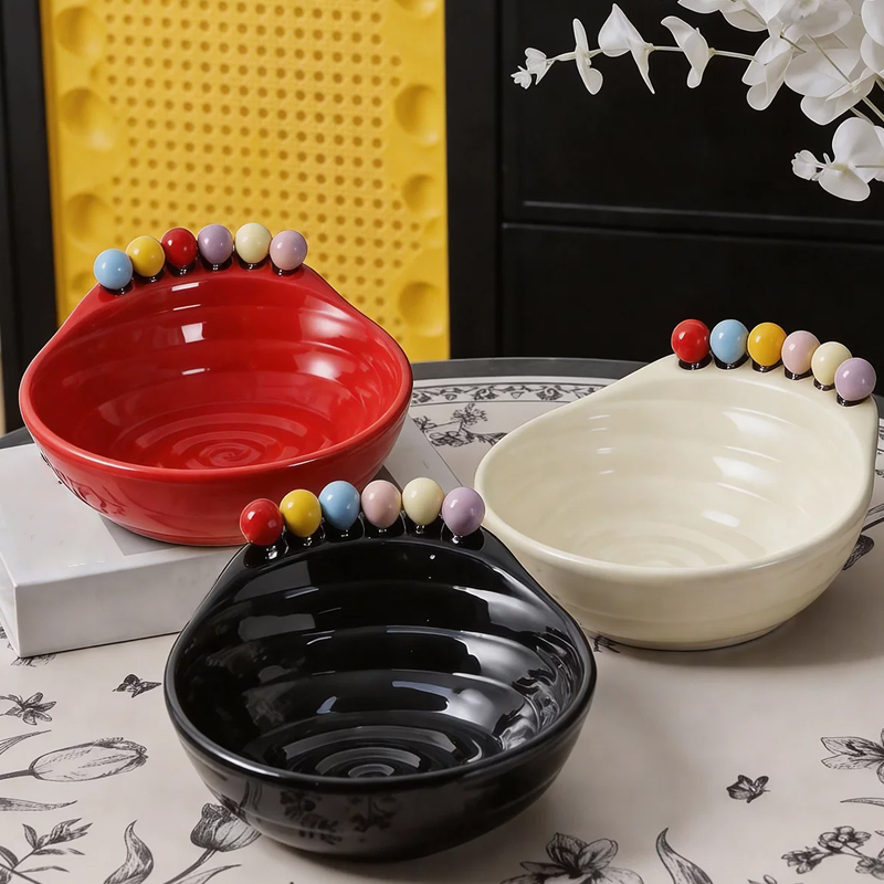 Bol à collations en forme de pied ludique avec fourchettes à fruits intégrées