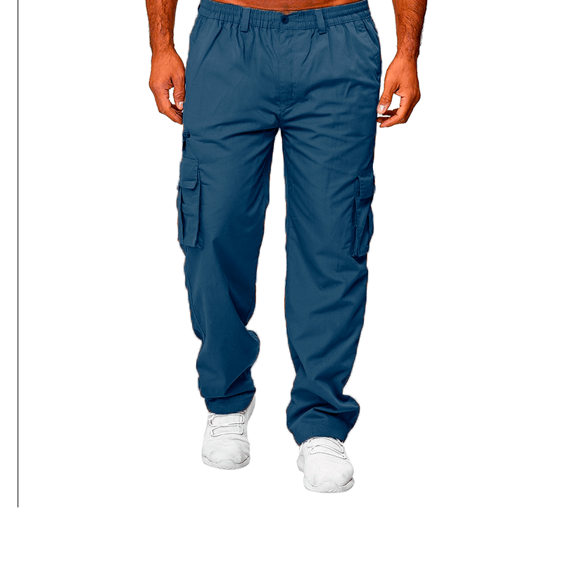 👖🧵 Cargo-broek voor heren met meerdere zakken en een relaxte pasvorm – Duurzaam en ademend – Perfect voor op het werk, tijdens het wandelen of voor dagelijks gebruik – Praktisch en comfortabel 🌿✨