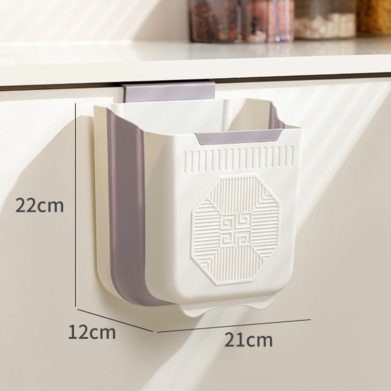 🏠 Tijdelijke aanbieding: 50% korting!! 🚪 Ruimtebesparende opvouwbare hangende afvalbak