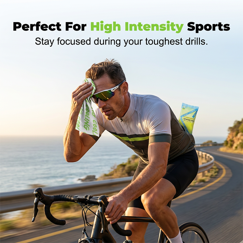 🧊💦 Direct verkoelende handdoek – draagbaar, ademend, perfect voor workouts en op reis!