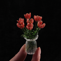 ⏳ FLASH SALE! ✨ Mini Glasboeket | Elegant Cadeau 🎀 | Hoogte ca. 6cm | HALF PRICE 🎉