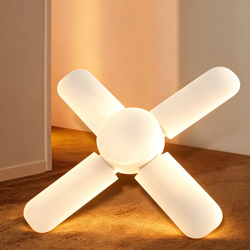 Opvouwbare LED-plafondlamp voor de garage