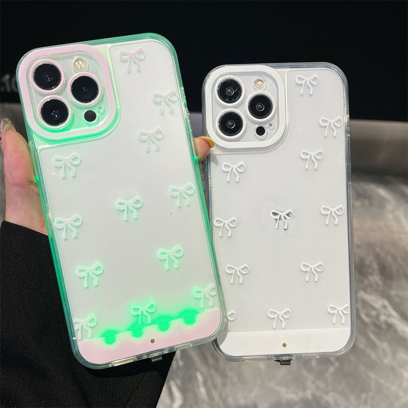 Stop met het missen van oproepen in je tas! Dit LED-hoesje licht op als een vuurtoren bij elke melding, beschermt je telefoon tegen vallen, en ziet er nog stylish uit ook!