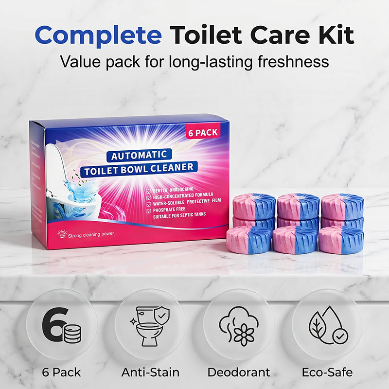 ✨Aanbieding 2026 — Meer dan 35.000 verkocht!!💥Automatische toiletpotreinigingstabletten voor het verwijderen van vlekken en geuren