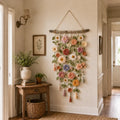 🌸 LAATSTE DAG SPECIALE PRIJS!! 🌸 Gehaakte Bloemen Wanddecoratie – Breng Warmte En Sfeer In Huis