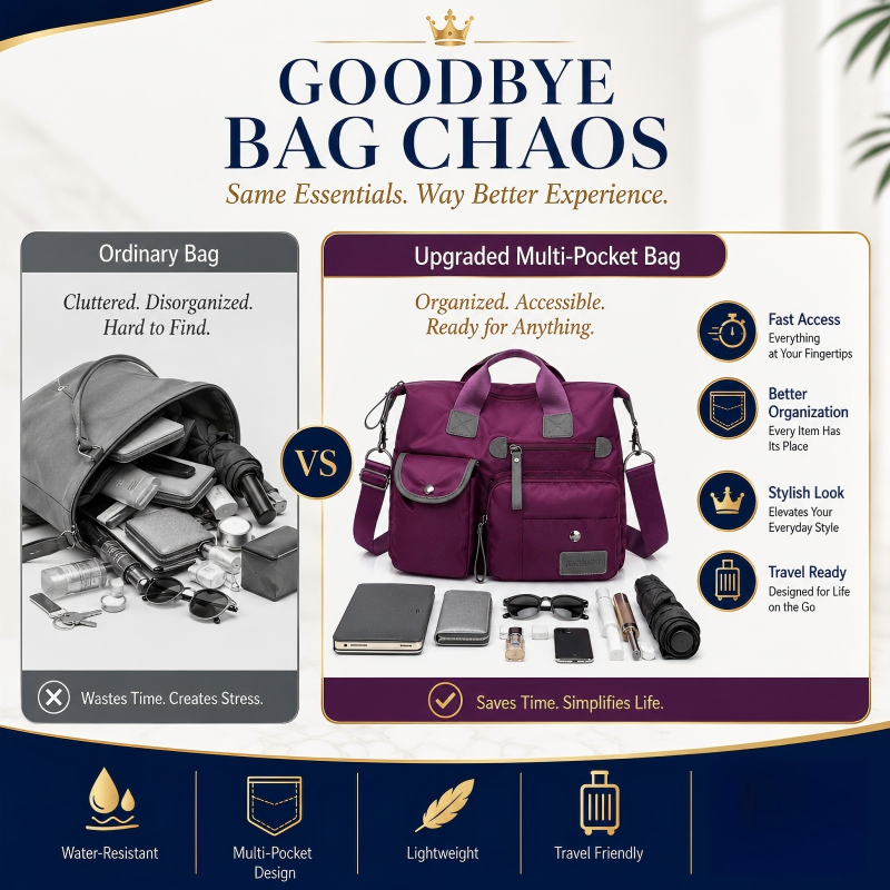 👜✨ Grote waterdichte shopper voor dames