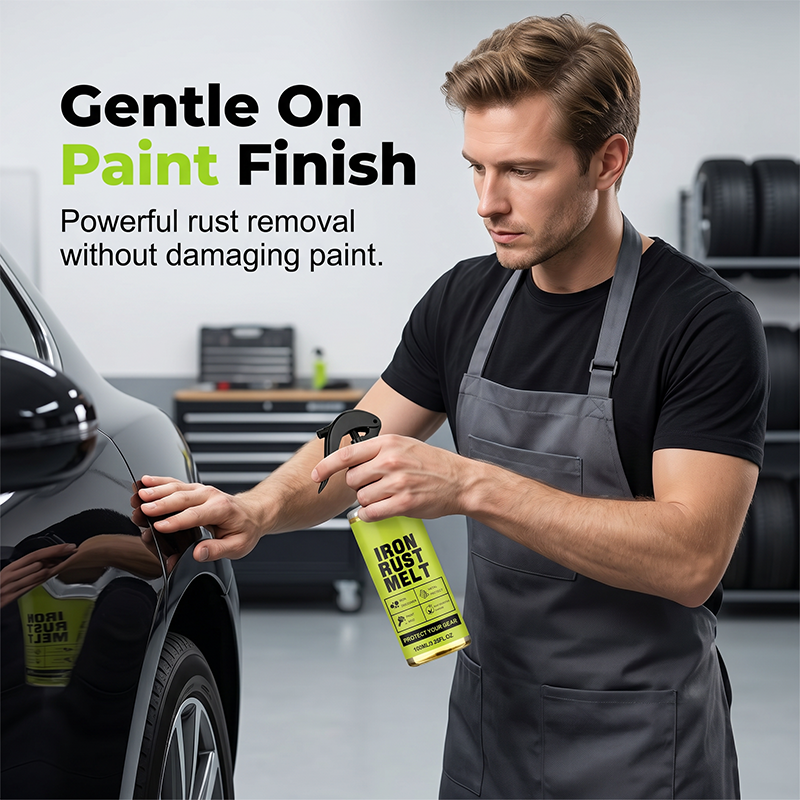 💥【LIMITED TIME 50% OFF】🔥 IJzerroestsmeltspray | Lost Roest Direct Zonder Lakschade | pH-Neutraal | Laat Beschermende Laag Achter | Auto/Gereedschap/Tuin | 100ml