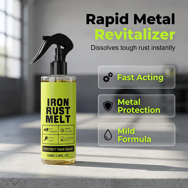 💥【LIMITED TIME 50% OFF】🔥 IJzerroestsmeltspray | Lost Roest Direct Zonder Lakschade | pH-Neutraal | Laat Beschermende Laag Achter | Auto/Gereedschap/Tuin | 100ml
