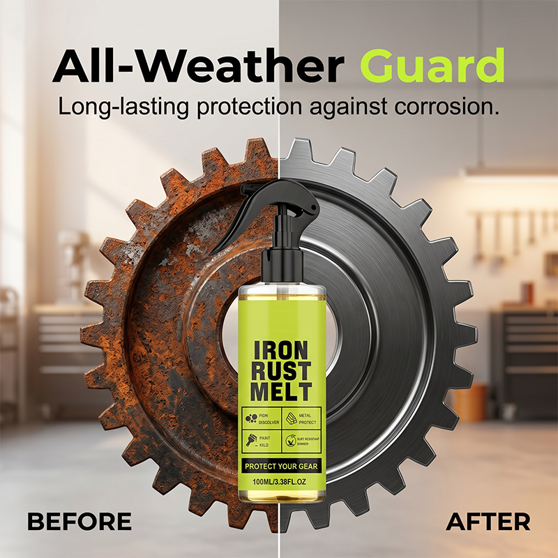💥【LIMITED TIME 50% OFF】🔥 IJzerroestsmeltspray | Lost Roest Direct Zonder Lakschade | pH-Neutraal | Laat Beschermende Laag Achter | Auto/Gereedschap/Tuin | 100ml
