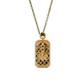 ❄️Zomerfresh 50% Korting!🔮Vintage Tarot Medaillon Ketting – Boho Sieraad met Mini Tarotkaarten en Antiekgouden Hanger