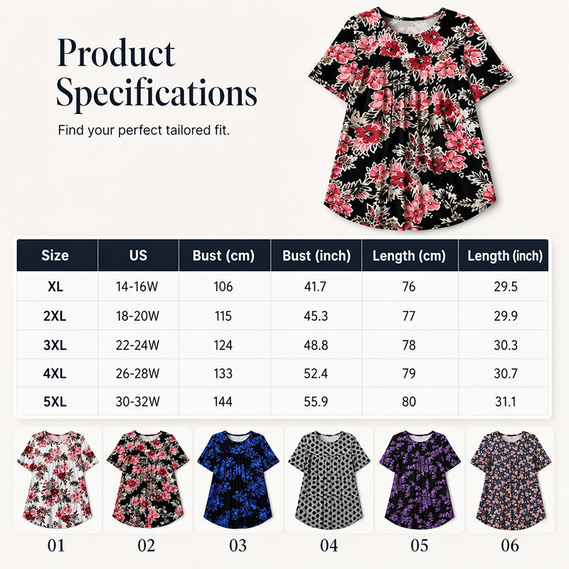 Luchtige Bloemen Tuniek Top