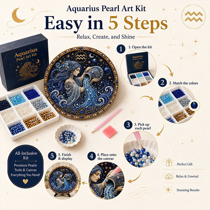 ✨ DIY Parelschilderset met Hemelse Dierenriemmotieven – Creëer Prachtige 3D Kunst met Sterrenbeeldontwerpen 🌙