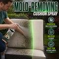 🛋️🍄 Koop 2, krijg 1 gratis! Nooit meer groene schimmel op je terras kussens! Deze spray verwijdert schimmelvlekken en helpt nieuwe schimmel te voorkomen – zacht voor stoffen, geen schrobben. Fris terrasgevoel!