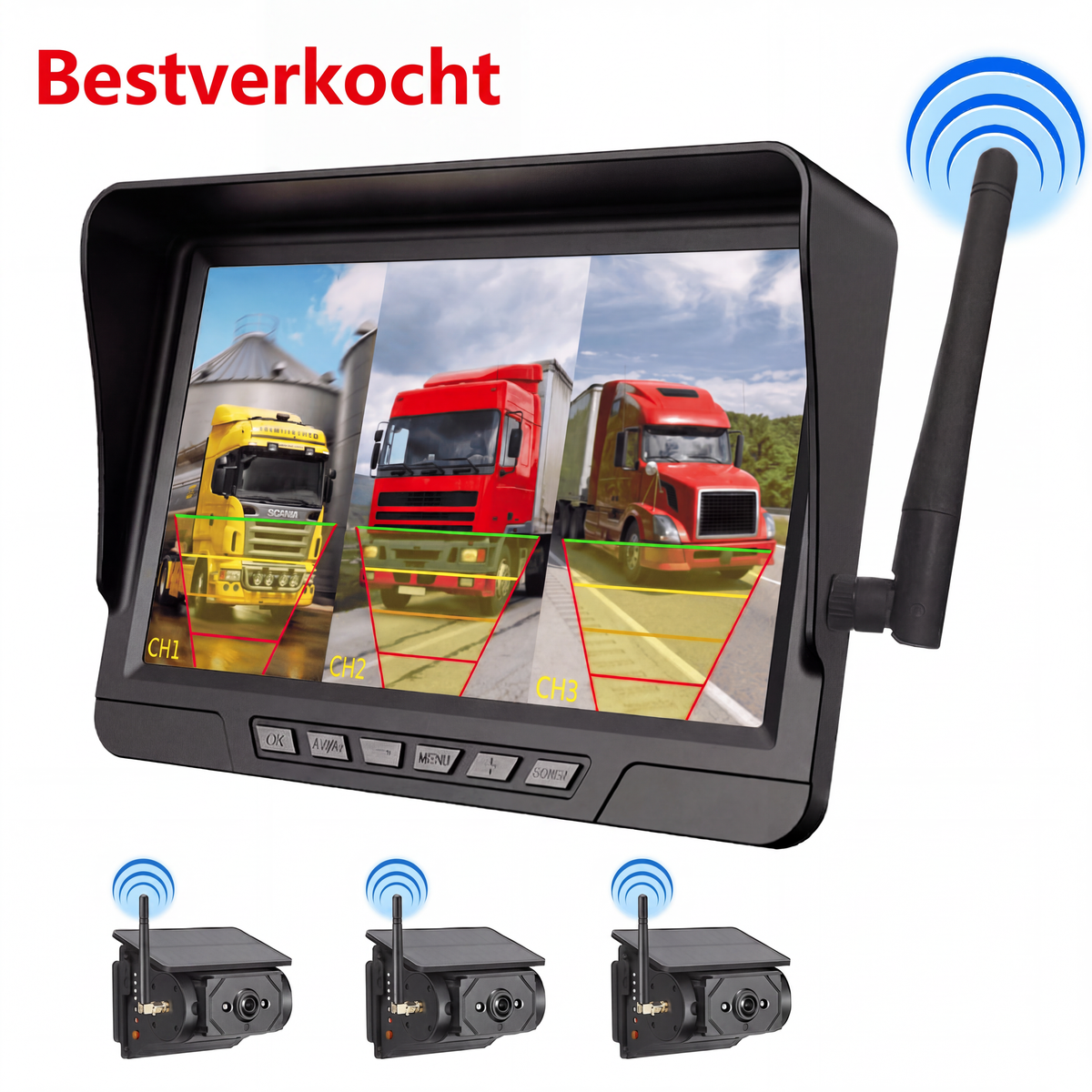 Draadloze Achteruitrijcamera | Meer Zicht Achter Je Voertuig & Makkelijker Manoeuvreren