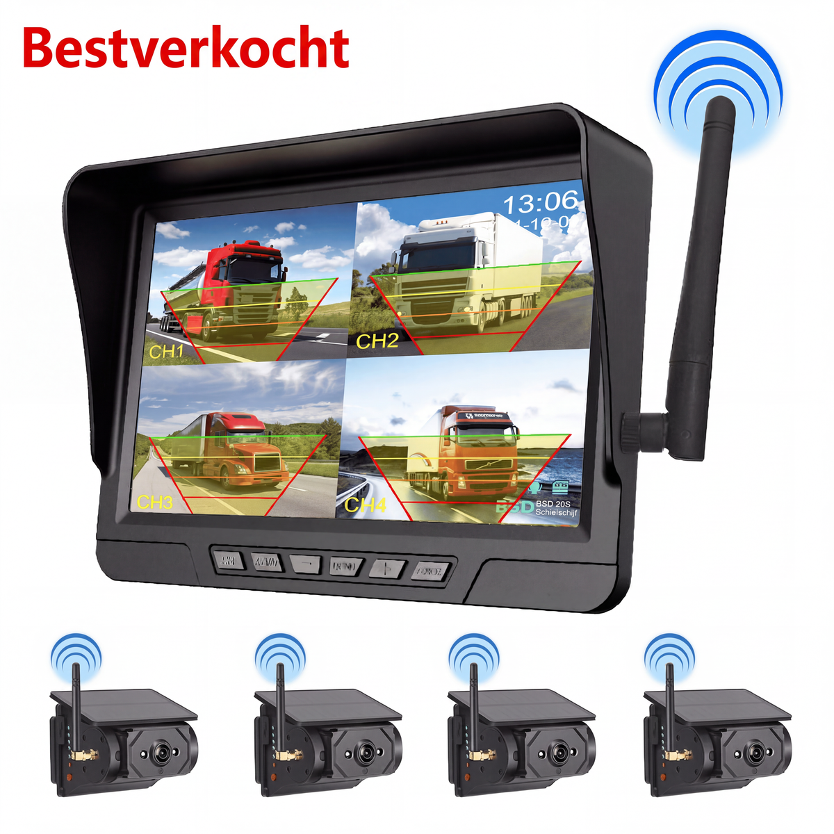 Draadloze Achteruitrijcamera | Meer Zicht Achter Je Voertuig & Makkelijker Manoeuvreren
