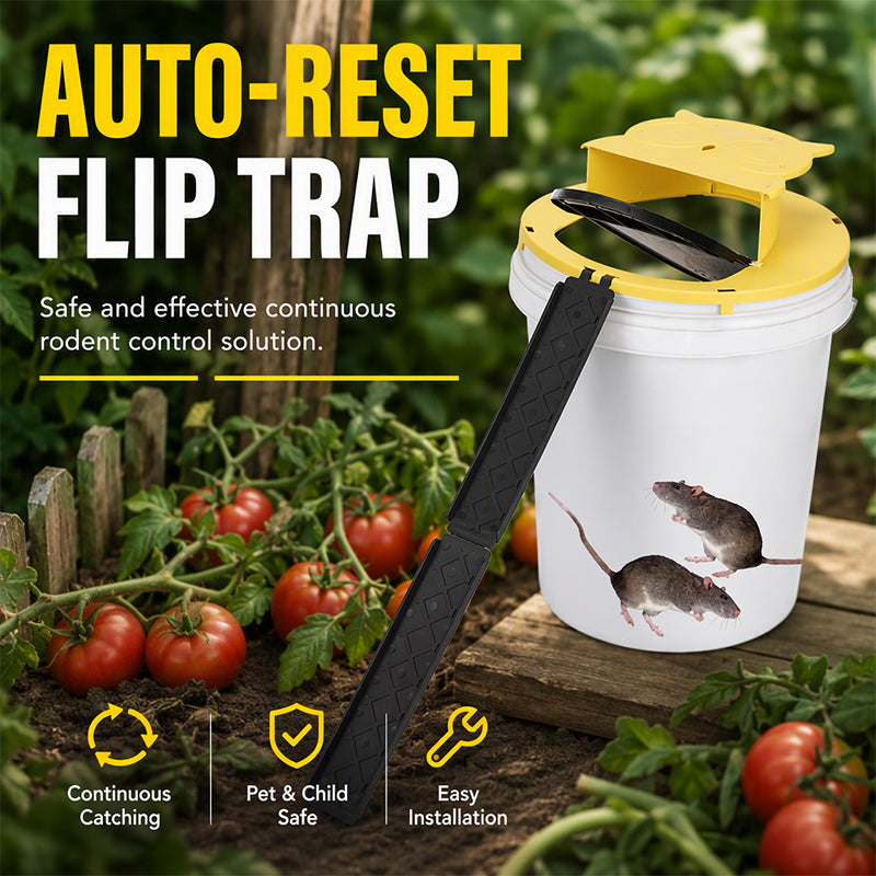 🐭⚡ 50% KORTING! Nooit meer rommelige muizenval schoonmaken! Deze automatische reset-val met klapdeksel vangt continu, zonder handmatig bijvullen of vieze handen – plaats, reset, vang!