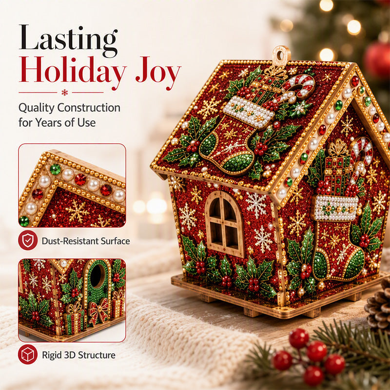 🎄 50% korting! 3D DIY kerst parel schilderij – fonkelende 3D-parels, eenvoudig & ontspannend. Perfect kerstcadeau! ✨🎁
