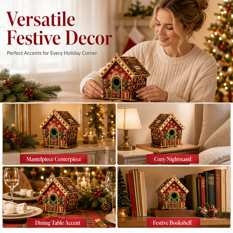 🎄 50% korting! 3D DIY kerst parel schilderij – fonkelende 3D-parels, eenvoudig & ontspannend. Perfect kerstcadeau! ✨🎁