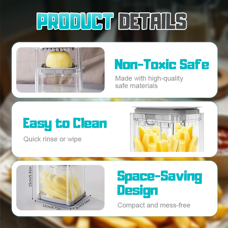 4-in-1 French Fry Cutter