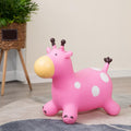 🦒🎵 Muzikale Opblaasbare Rijgiraffe voor Kinderen – Speels Springplezier & Muziek – 50% KORTING