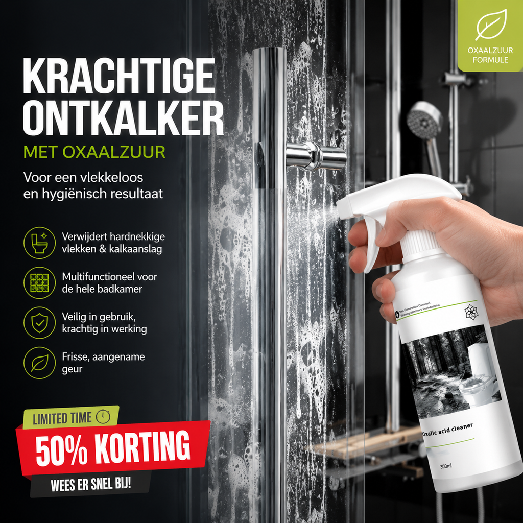 🎁2026 Nieuw binnen 50% KORTING💥Multifunctionele Ontkalker met Oxaalzuur voor Vlekverwijdering